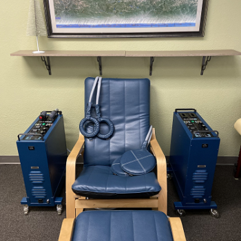 We used the Pulse XL PEMF or pulsed magnetic field therapy machine is a non invasive therapy that promotes natural reduction in pain and inflammation as well as charging up the cells in your body. This helps with conditions such as chronic pain, arthritis, peripheral neuropathy, post concussion, anxiety and depression, and overall wellbeing.