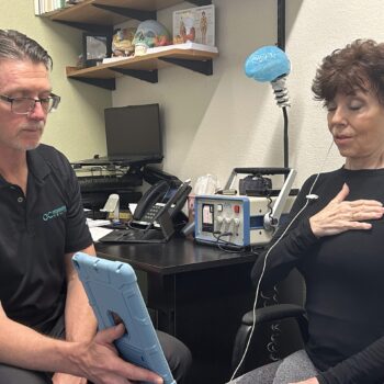 Biofeedback and Neurofeedback testing with patient